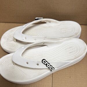 CROCS Classic White Sandals